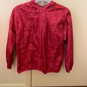 Land’s End kids rain coat in lovely pattern